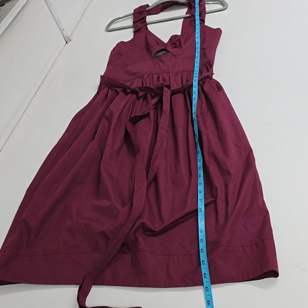 Jill Stuart Deep Red Backless Dress - Picture 12 of 12